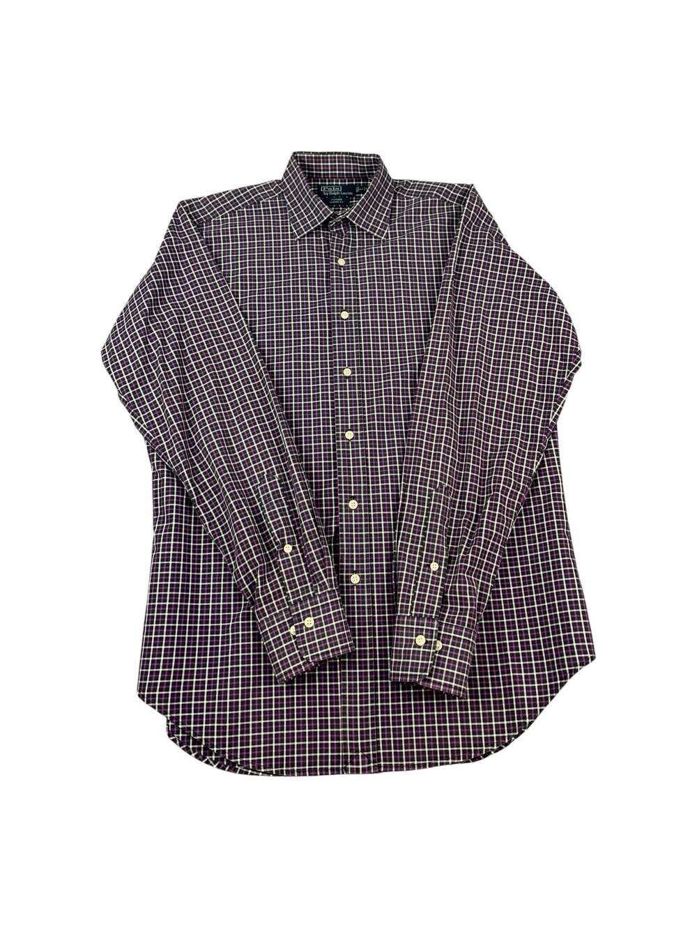 Polo Ralph Lauren Long Sleeve Plaid Shirt, Curnham Classic Fit, Men's Medium